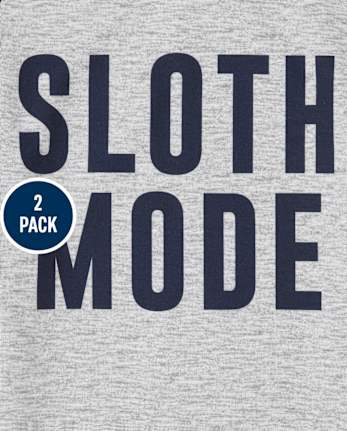 Boys Sloth Bro Pajamas 2-Pack
