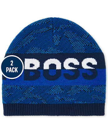 Boys Boss Beanie 2-Pack