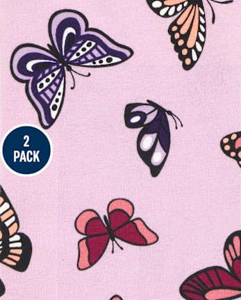 Toddler Girls Print Leggings 2-Pack