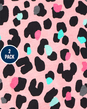 Toddler Girls Leopard Top 2-Pack