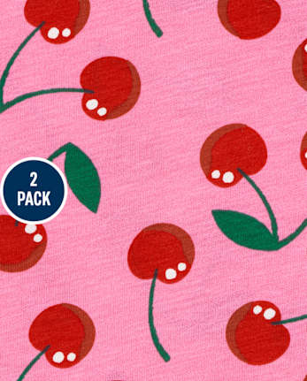 Toddler Girls Cherry Everyday Dress 2-Pack
