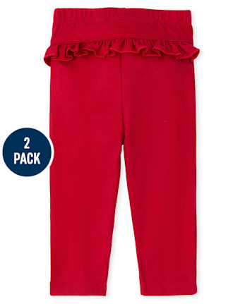 Baby Girls Apple Pants 2-Pack