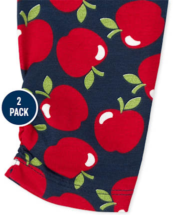 Baby Girls Apple Pants 2-Pack