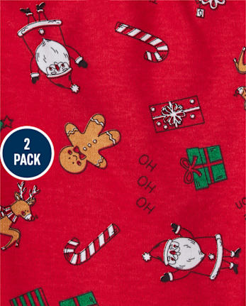 Baby Christmas Pants 2-Pack