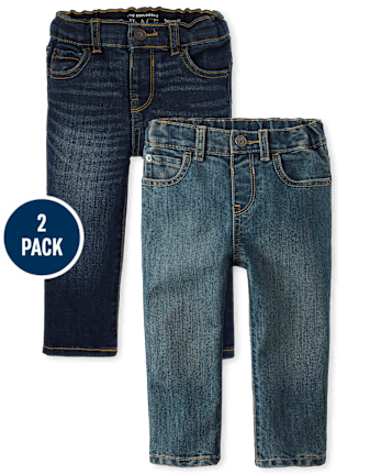 Baby And Toddler Boys Skinny Jeans 2-Pack