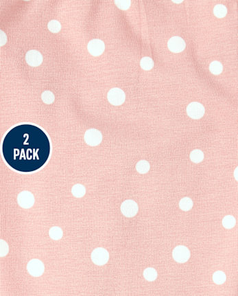 Girls Print Leggings 2-Pack