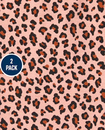 Girls Print Leggings 2-Pack