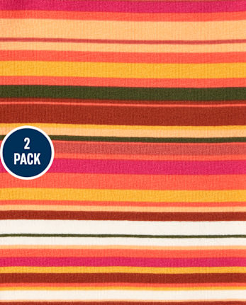 Girls Print Leggings 2-Pack