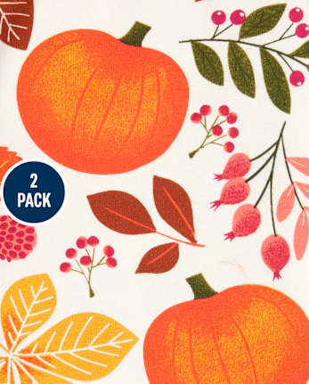 Girls Print Leggings 2-Pack