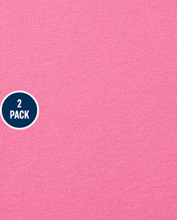 Pack de 2 tops con estrella arcoíris para niña