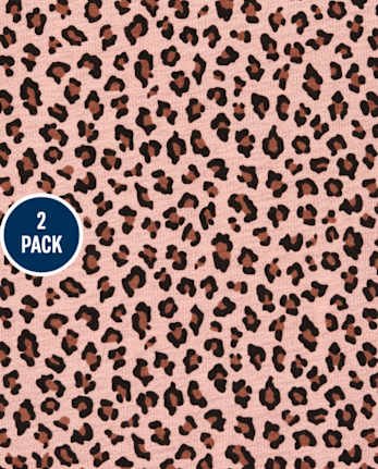 Girls Leopard Top 2-Pack