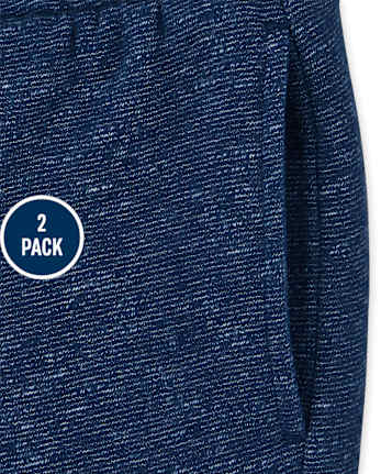 Pack de 2 pantalones jogger Marleld de polar para niño