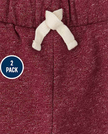 Pack de 2 pantalones jogger Marleld de polar para niño
