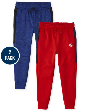 Boys Performance Jogger Pants 2-Pack