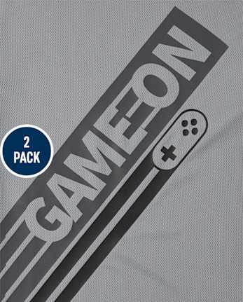 Boys Gamer Mesh Performance Top 2-Pack