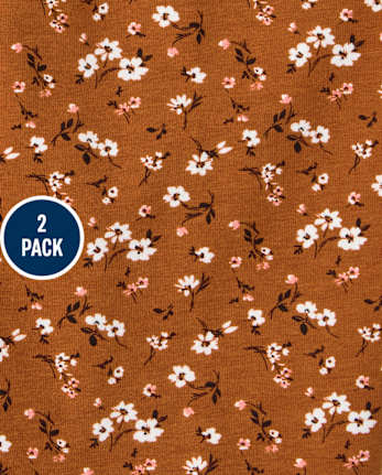 Pack de 2 leggings estampados para niña