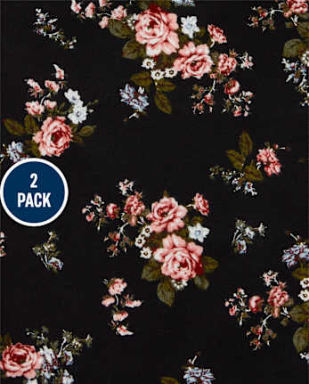 Pack de 2 leggings estampados para niñas