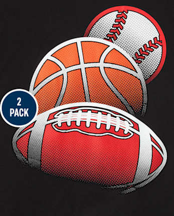 Boys Sports Graphic Tee 2-Pack