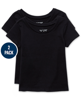 Baby And Niños pequeños Niña Camiseta 2-Pack