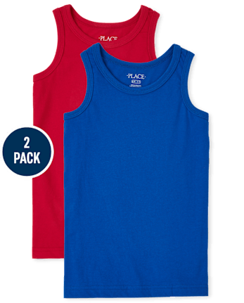 Camisetas sin mangas para niño Top 2-Pack