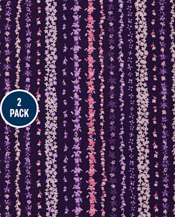 Girls Print Everyday Dress 2-Pack