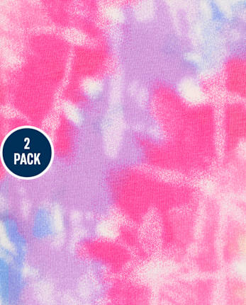 Toddler Girls Rainbow Leggings 2-Pack