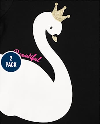 Toddler Girls Princess Top 2-Pack