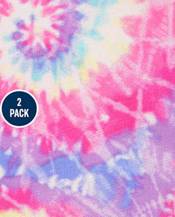 Toddler Girls Tie Dye Everyday Dress 2-Pack