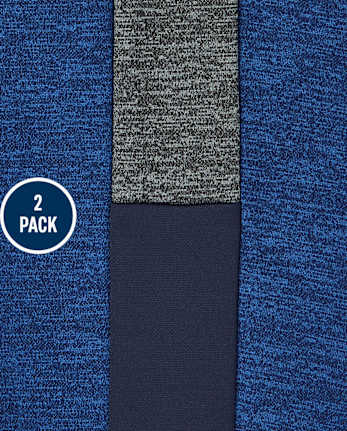 Pack de 2 pantalones deportivos deportivos con rayas laterales para niño