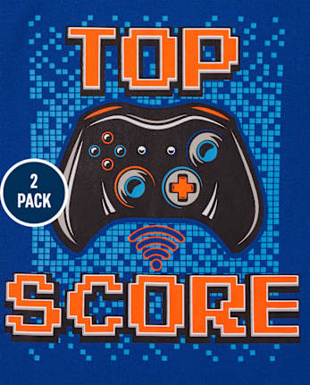 Boys Video Game Snug Fit Cotton Pajamas 2-Pack