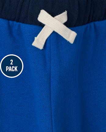 Baby And Toddler Boys Fleece Jogger Pants 2-Pack