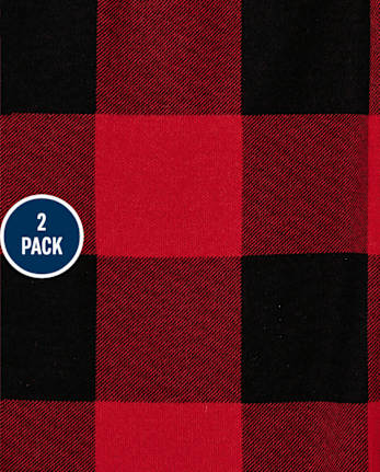 Baby Buffalo Plaid Pants 2-Pack
