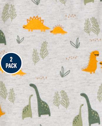 Lot de 2 pantalons dinosaures pour bébé garçon