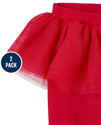 Baby Girls Floral Tutu Leggings 2-Pack