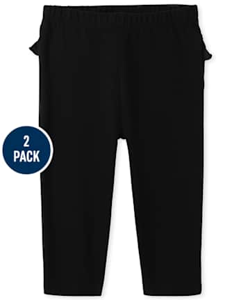 Pack de 2 leggings de leopardo para bebé niña