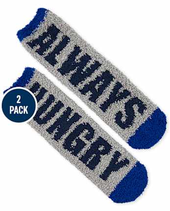 Boys Food Cozy Socks 2-Pack