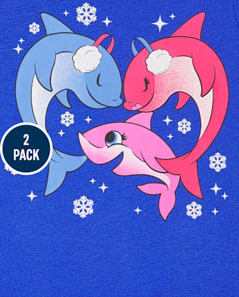 Toddler Girls Animal Graphic Tee 2-Pack