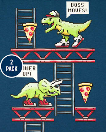 Boys Dino Graphic Tee 2-Pack