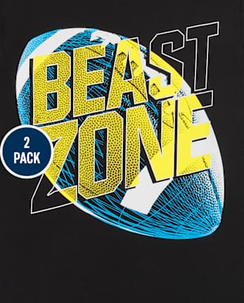 Boys Football Graphic Tee 2-Pack