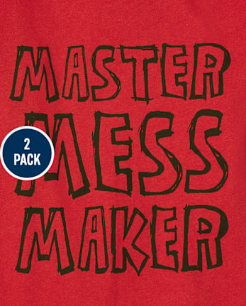 Toddler Boys Saying Graphic Tee 2-Pack