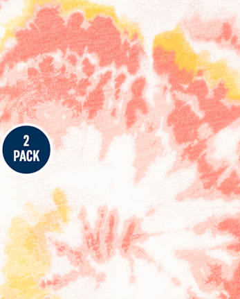Toddler Girls Tie Dye Everyday Dress 2-Pack