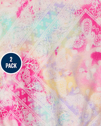 Girls Print Romper 2-Pack