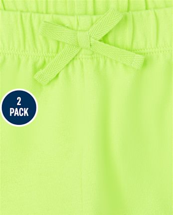 Lot de 2 shorts imprimés pour fille