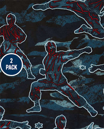 Boys Ninja Food Pajamas 2-Pack