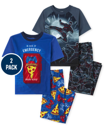 Boys Ninja Food Pajamas 2-Pack