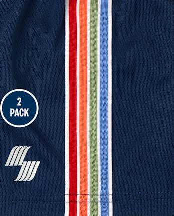 Toddler Boys Shorts 2-Pack