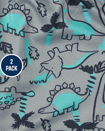 Paquete de 2 pantalones cortos para niños pequeños
