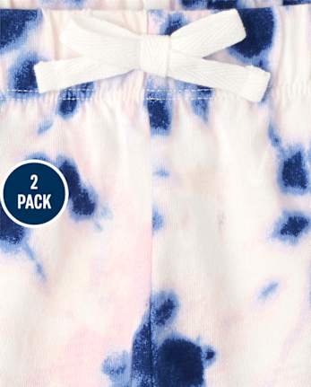 Lot de 2 shorts imprimés pour fille