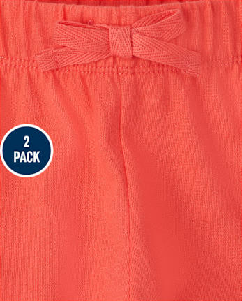 Lot de 2 shorts imprimés pour fille