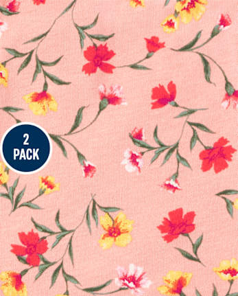 Lot de 2 shorts imprimés pour fille